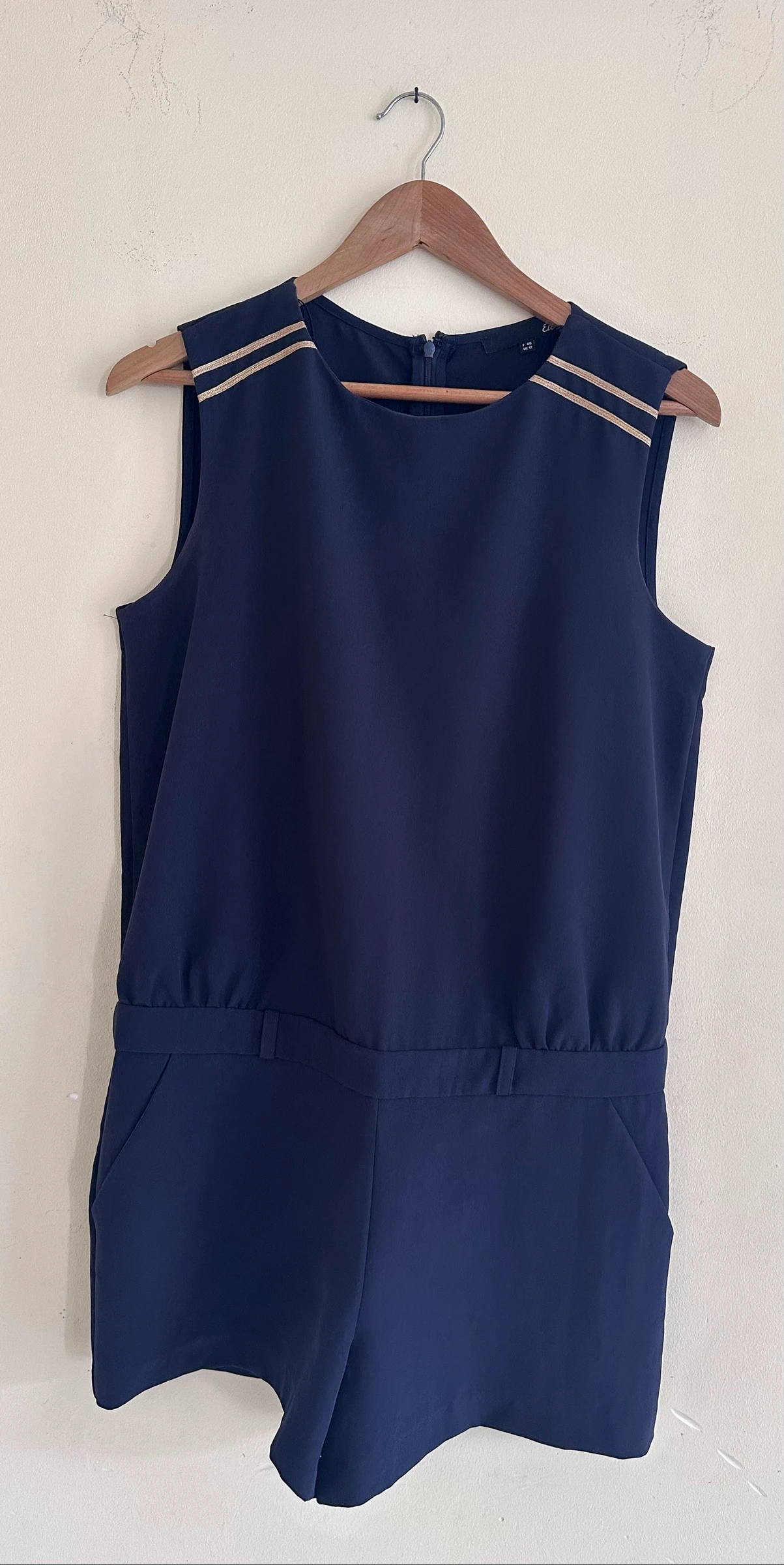 Élégante Combinaison-Short Bleu Marine Etam – Taille 40 – État Irréprochable